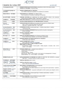2025 Calendrier PUBLIC
